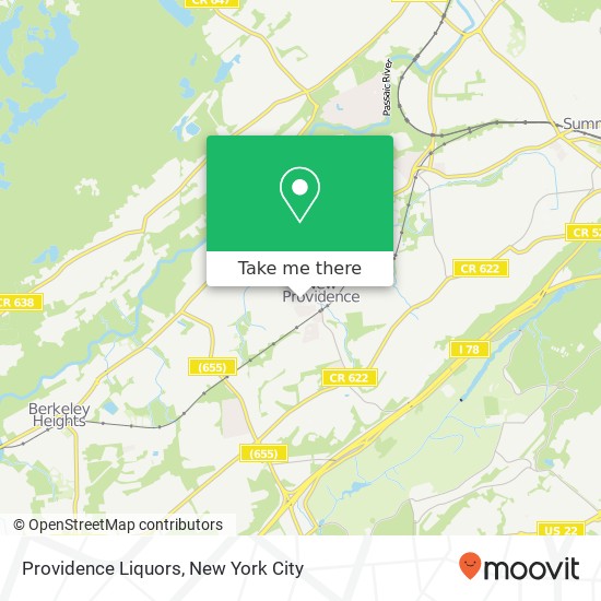 Mapa de Providence Liquors