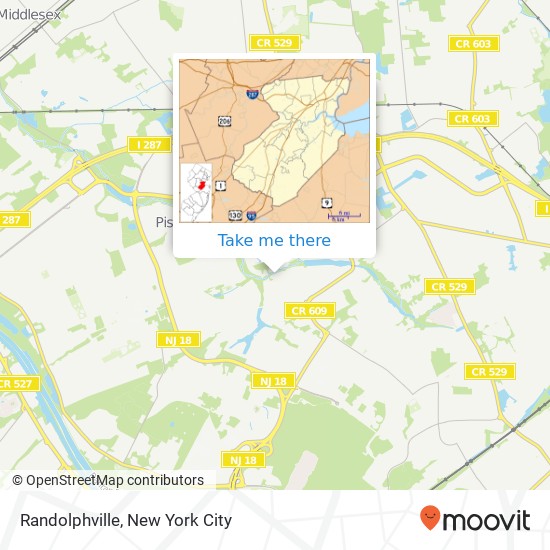 Randolphville map