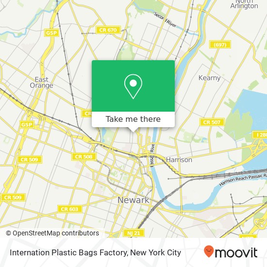 Internation Plastic Bags Factory map