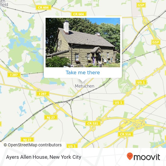 Ayers Allen House map