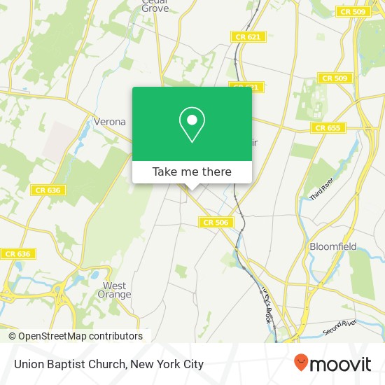 Mapa de Union Baptist Church