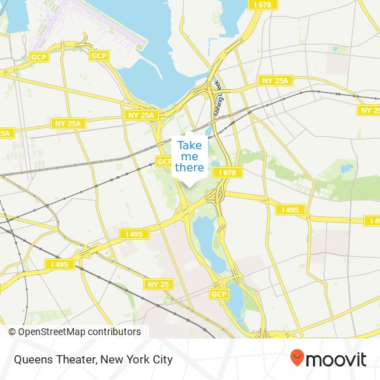 Queens Theater map