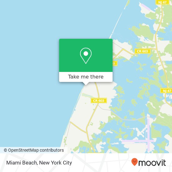 Miami Beach map