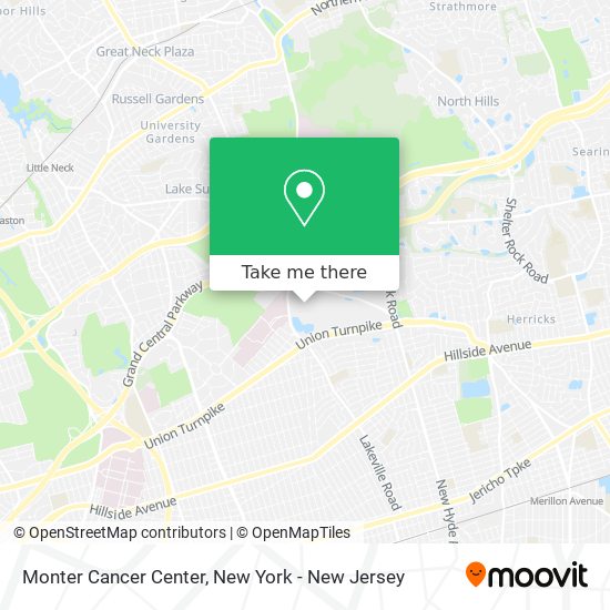 Monter Cancer Center map