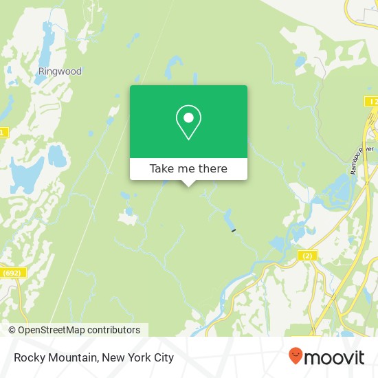 Mapa de Rocky Mountain