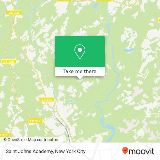 Saint Johns Academy map