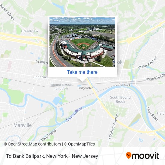 Mapa de Td Bank Ballpark