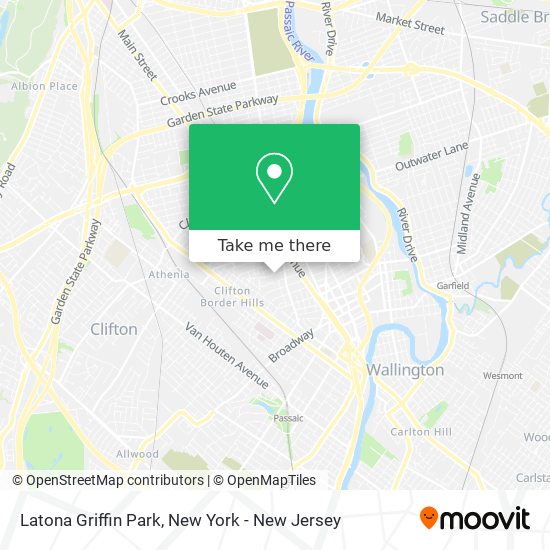 Latona Griffin Park map