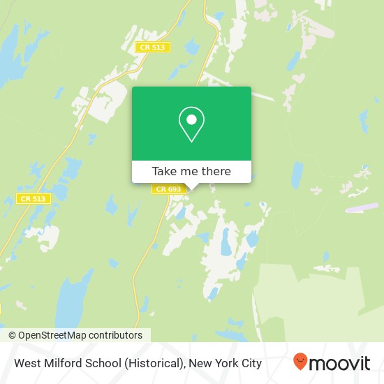 West Milford School (Historical) map