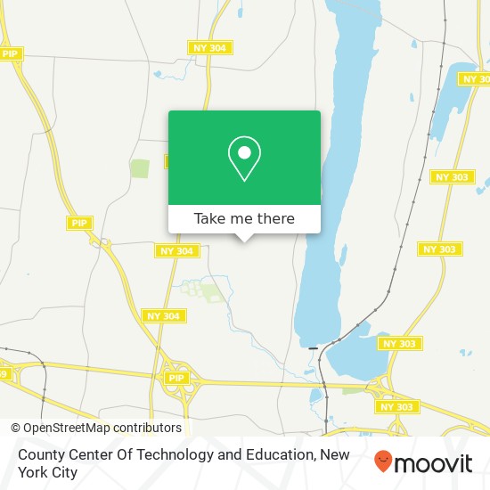 County Center Of Technology and Education map