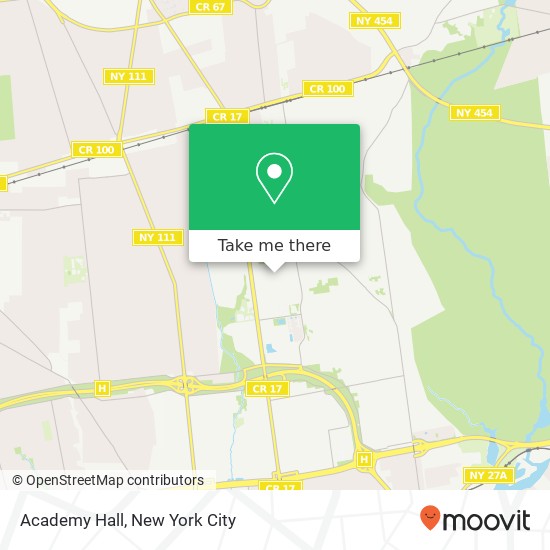 Mapa de Academy Hall