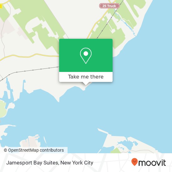 Mapa de Jamesport Bay Suites