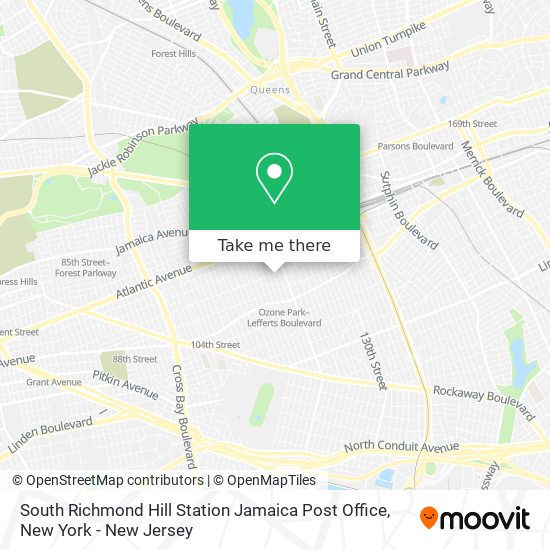 South Richmond Hill Station Jamaica Post Office map