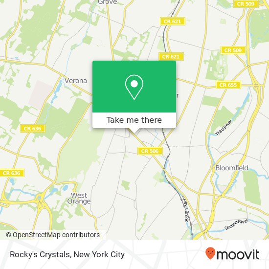 Rocky's Crystals map