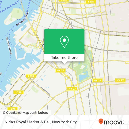 Nida's Royal Market & Deli map