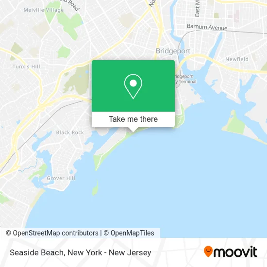 Seaside Beach map