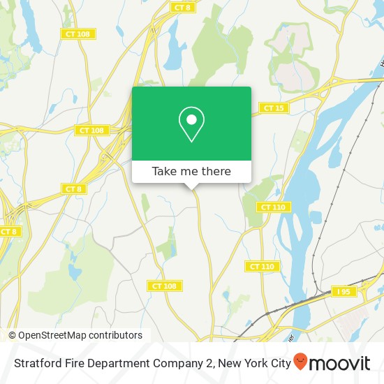 Stratford Fire Department Company 2 map