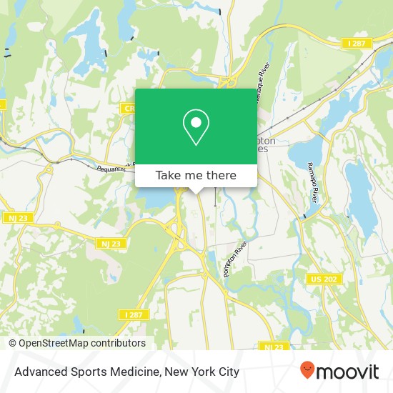 Advanced Sports Medicine map