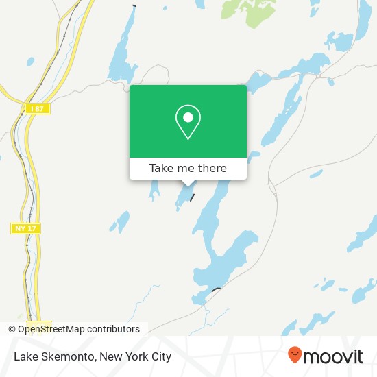 Mapa de Lake Skemonto