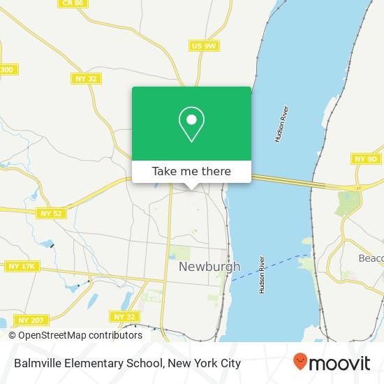 Mapa de Balmville Elementary School