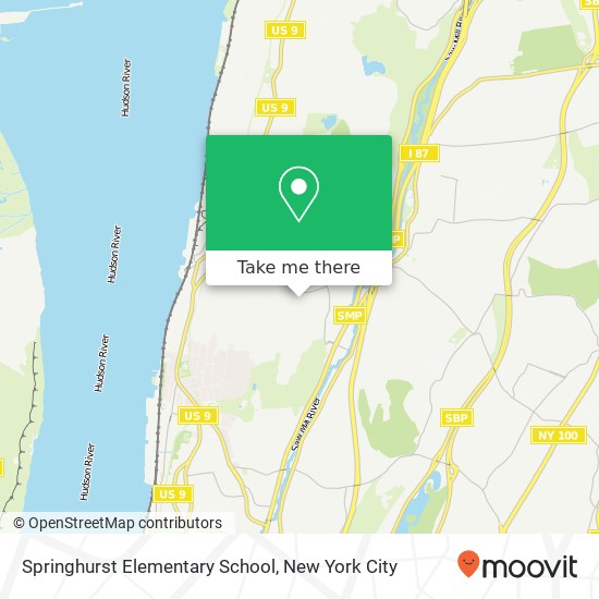 Mapa de Springhurst Elementary School