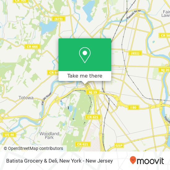 Batista Grocery & Deli map
