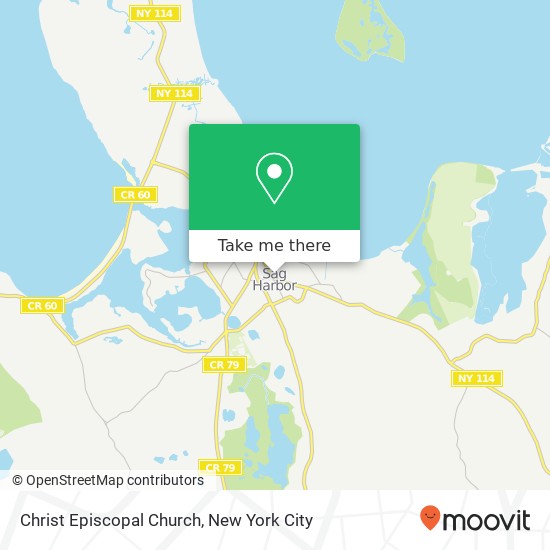 Christ Episcopal Church map