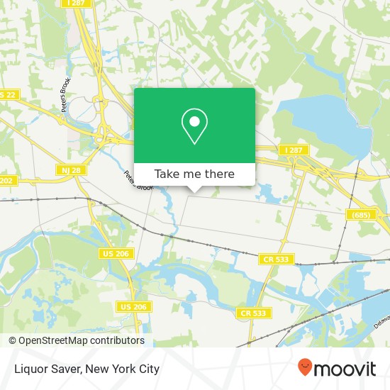 Liquor Saver map