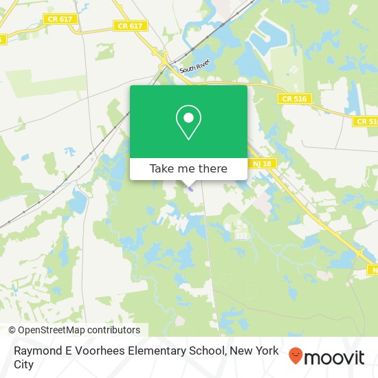 Mapa de Raymond E Voorhees Elementary School