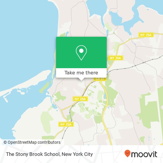 The Stony Brook School map