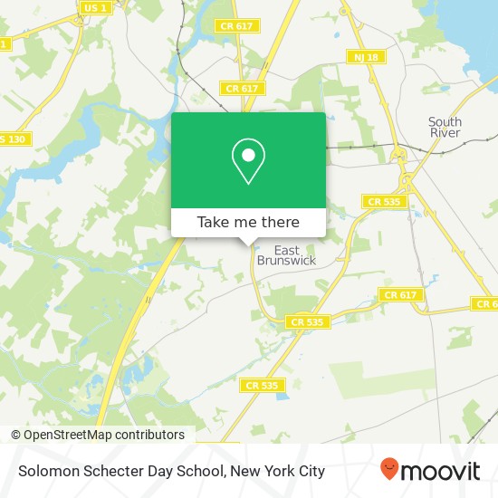 Mapa de Solomon Schecter Day School