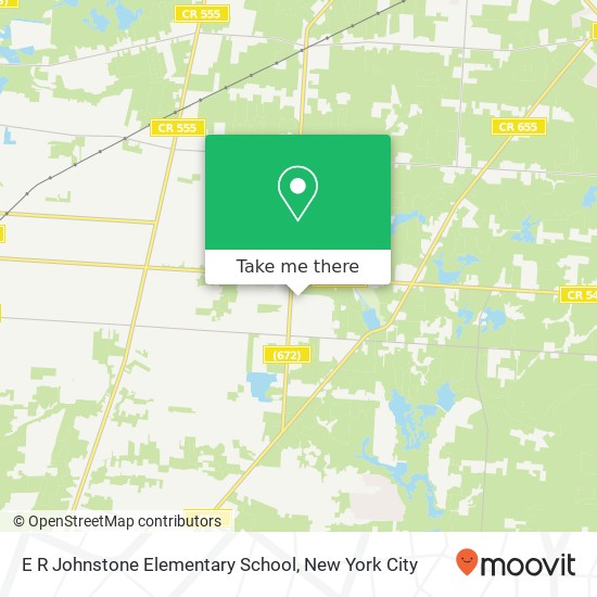 Mapa de E R Johnstone Elementary School