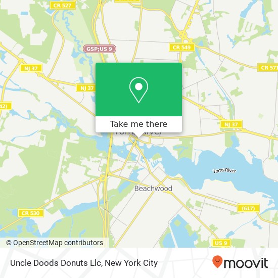 Uncle Doods Donuts Llc map