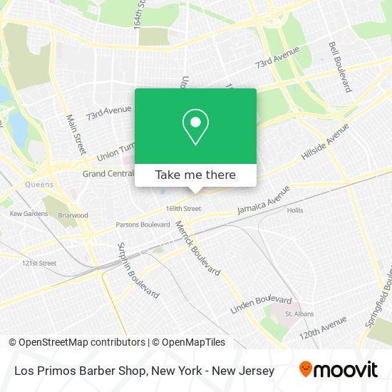 Los Primos Barber Shop map