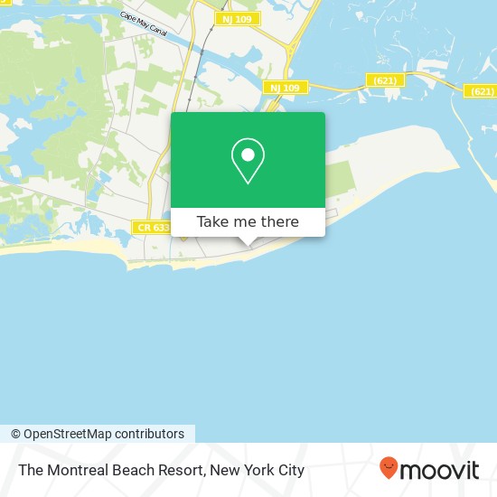 The Montreal Beach Resort map