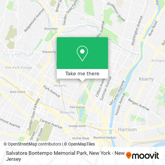 Salvatore Bontempo Memorial Park map