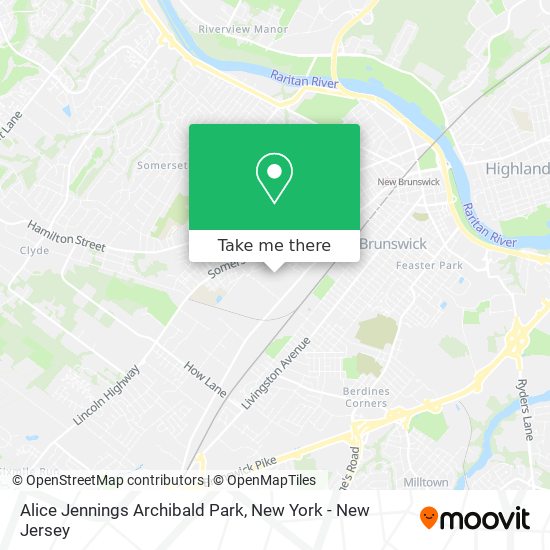 Mapa de Alice Jennings Archibald Park