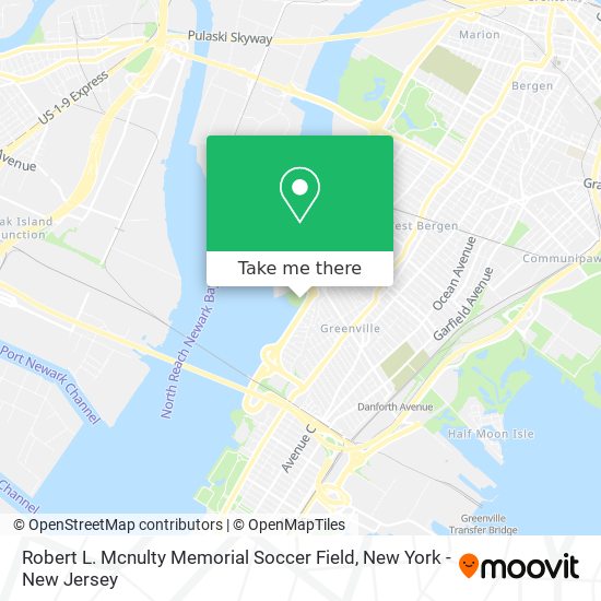Robert L. Mcnulty Memorial Soccer Field map