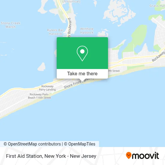 First Aid Station map