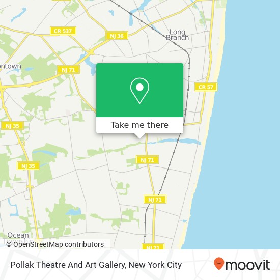 Mapa de Pollak Theatre And Art Gallery