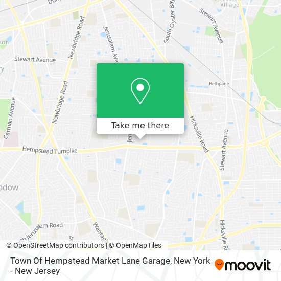 Mapa de Town Of Hempstead Market Lane Garage