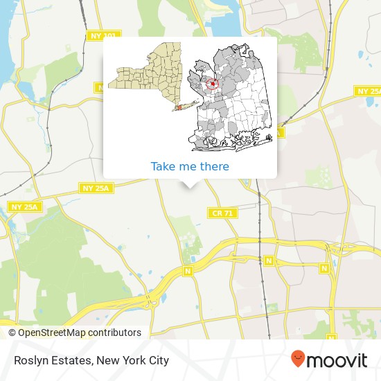 Roslyn Estates map