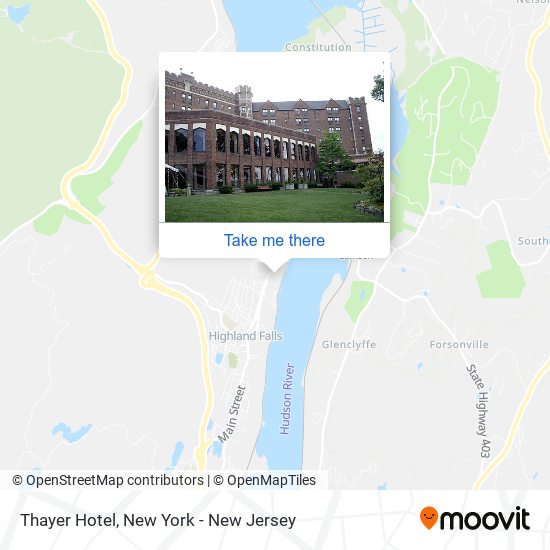 Thayer Hotel map