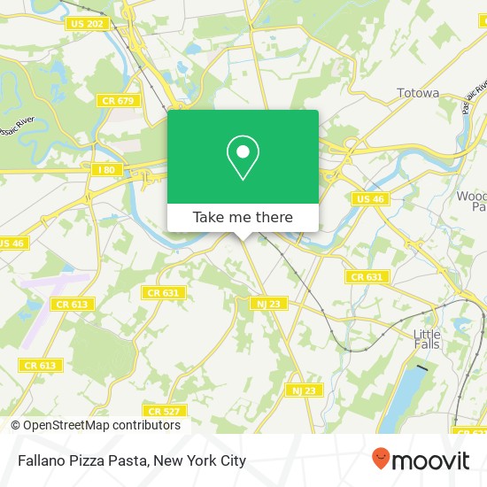 Mapa de Fallano Pizza Pasta