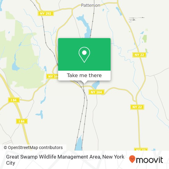 Great Swamp Wildlife Management Area map