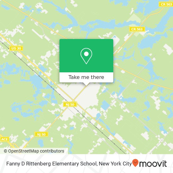 Mapa de Fanny D  Rittenberg Elementary School