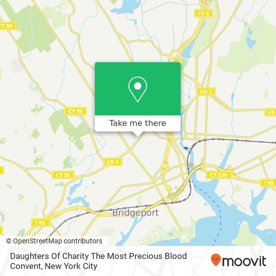 Daughters Of Charity The Most Precious Blood Convent map