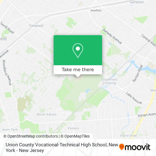 Mapa de Union County Vocational-Technical High School