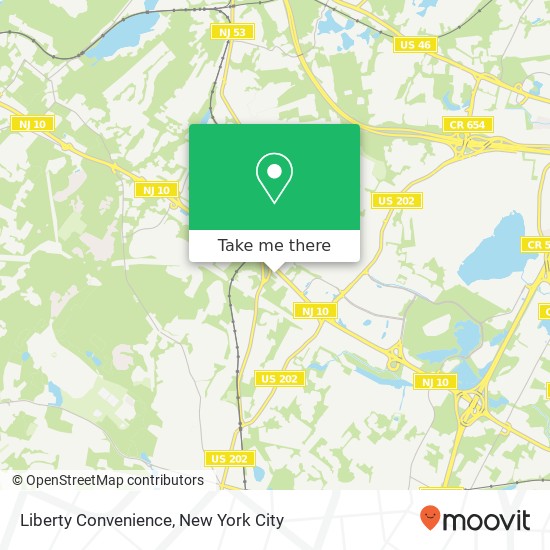 Liberty Convenience map