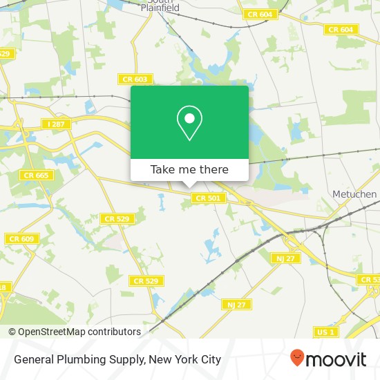 Mapa de General Plumbing Supply